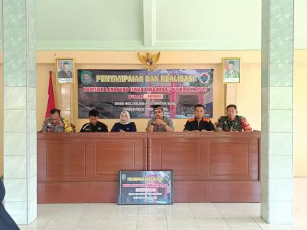 Penyampaian BLT-DD Bulan Oktober Tahun Anggaran 2025